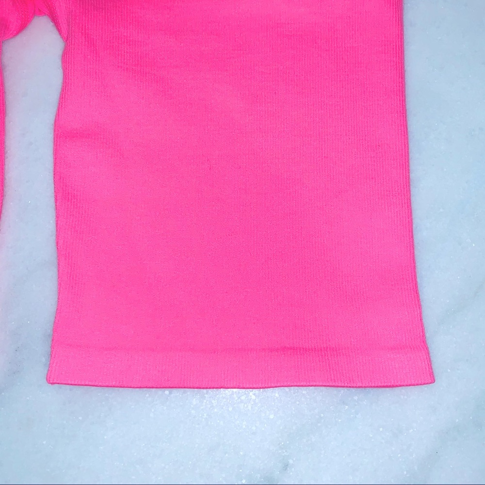 Calvin Klein | Hot Pink Ribbed Biker Short NEW - Picture 13 of 13